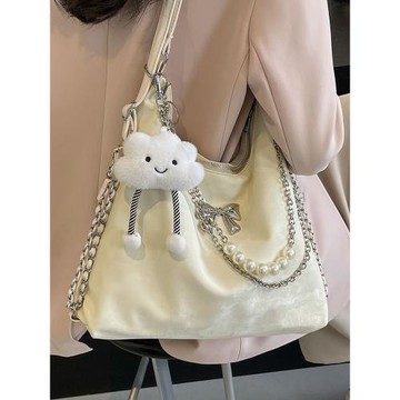 托特包女2025新款大容量通勤雙肩包春夏時尚百搭單肩包高級感背包