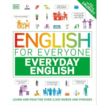 (現貨)English for Everyone Everyday English: Learn and Practise Over 1,500 Words and Phrases 人人都能學的英語：日常英語學習與練習，超過1500個單字
