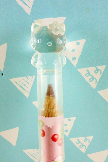 【震撼精品百貨】Hello Kitty 凱蒂貓 KITTY唇線筆-深紅色筆芯 震撼日式精品百貨