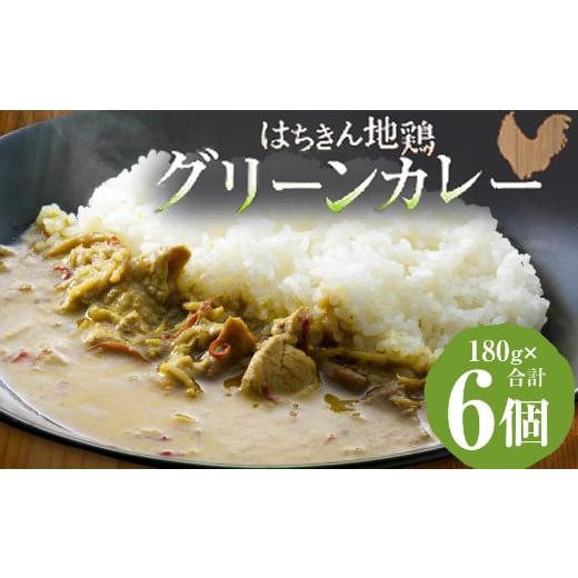 ふるさと納税 高知県 室戸市 土佐はちきん地鶏グリーンカレー１８０ｇ×６個セット