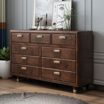 收納臥室家用六七九五鬥櫥美式置物靠牆床尾