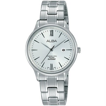 ALBA 雅柏 VJ22-X267S(AH7P75X1) 日本極簡流行時尚腕錶/銀 30mm｜樂天領券現折★全館特惠中★指定刷卡回饋10%