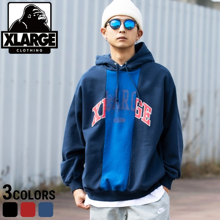 XLARGE エクストララージ ビッグロゴ M フーディー パーカー