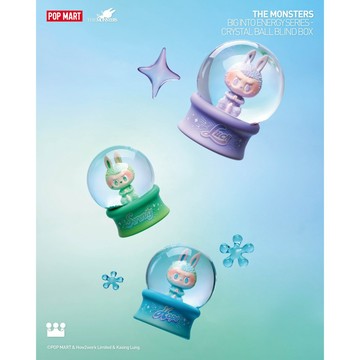 POP MART 泡泡瑪特 THE MONSTERS 前方高能系列 盲盒水晶球 公仔 玩具 限量 擺件