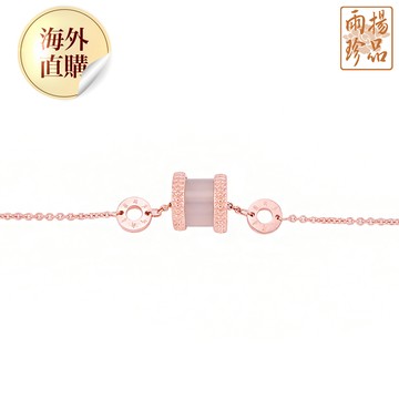 白瑪瑙轉運珠玫瑰金手鍊（限海外直購）Bracelet