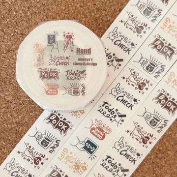 Hand 手勢圖案 / 標籤貼紙 (500入)