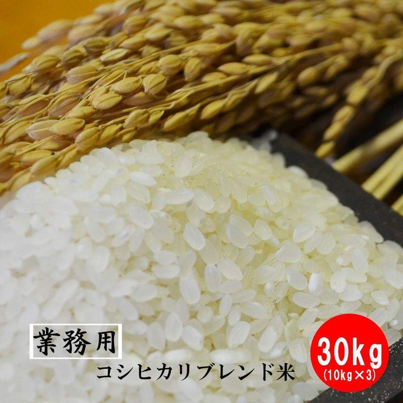 九州の佐賀県産１００％ コシヒカリブレンド 白米３０ｋｇ（１０ｋｇ×３） お徳用
