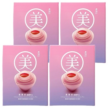 老協珍 美顏飲 蔓越莓Plus  390ml  4盒