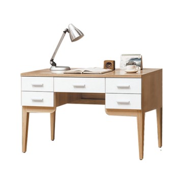 柏蒂家居-維也納4尺五抽書桌/電腦桌/工作桌-120x60x79cm