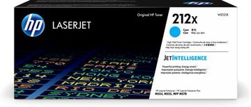 【領券優惠折300】 HP 212X 藍色原廠 LaserJet 高容量碳粉匣 (W2121X) For HP LaserJet M555 / M578系列