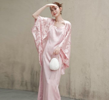 【立體剪花】新中式復古中國風 / 開衫蝙蝠袖披肩