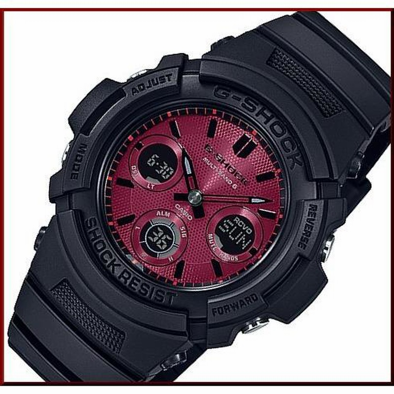 G-SHOCKソーラー電波時計 レッド CASIO G-SHOCK ジーショック GWX