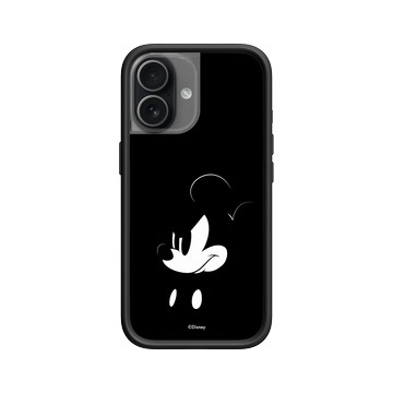 iPhone 17 Mod NX -邊框背蓋組合 (相機按鈕) 黑 - 迪士尼-米奇 Mickey - 米奇黑設計