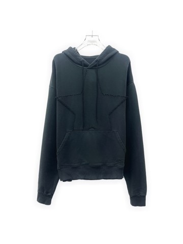 (S) maison margiela 五角星棉質連帽抽繩長袖衛衣