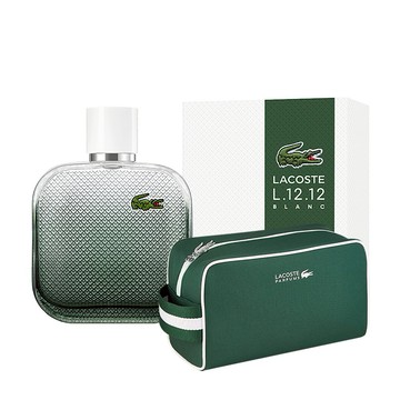 【LACOSTE】經典純白馥郁淡香水100ml(贈盥洗包.附紙袋)