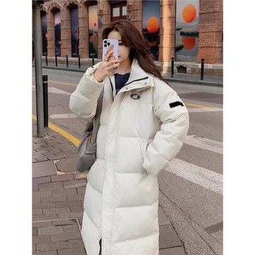 羽絨棉服女2025新款冬季中長款加厚過膝小個子中戲藝考棉衣棉襖女