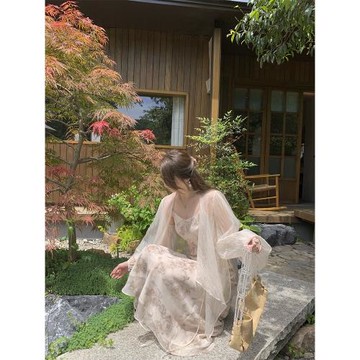 Tongse | 柔霧開衫 朦朧禪意超仙雪紡開衫女輕薄防曬罩衫空調衫夏