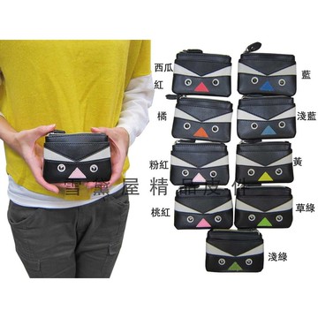 goods 零錢包中型容量可放信用卡拉鍊式主袋進口防水防刮皮革零錢鑰匙證件