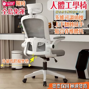 全島免運 台灣現貨 租屋族必備 小戶型專用 護腰椅子 升降椅 工作椅 人體工學椅 電腦椅 辦公椅 主管椅 會議椅 椅子