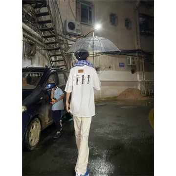 美式復古重磅小領口短袖t恤男夏季高街潮牌oversize情侶半袖上衣