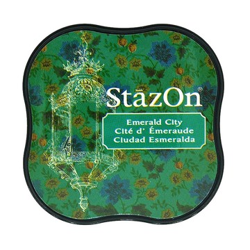 【TSUKINEKO 日本月貓】油性迷你印台 翡翠綠