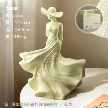 藝術擺件 春日繆斯 人物擺飾 高級感 現代簡約 客廳玄關家居飾品 輕奢文藝風