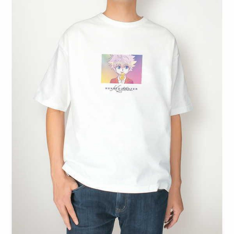 HUNTER×HUNTER Ani-Art clear label BIGシルエットTシャツ キルア ユニ