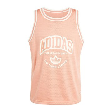 Adidas VRCT Tank Top IS2899 男 運動 背心 休閒 三葉草 透氣 舒適 夏天 珊瑚橘