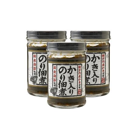 ふるさと納税 かき入りのり佃煮3本入り 香川県土庄町