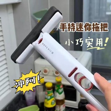 【好物推薦】迷你拖把便攜吸水膠棉車載茶臺玻璃刮水免手洗