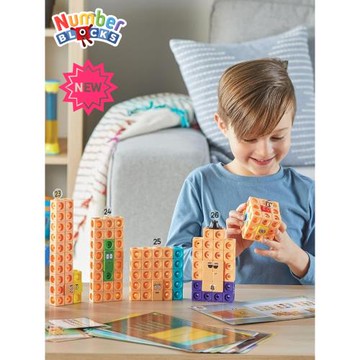 美國數字積木Numberblocks聯名hand2mind立方體兒童玩具益智早教