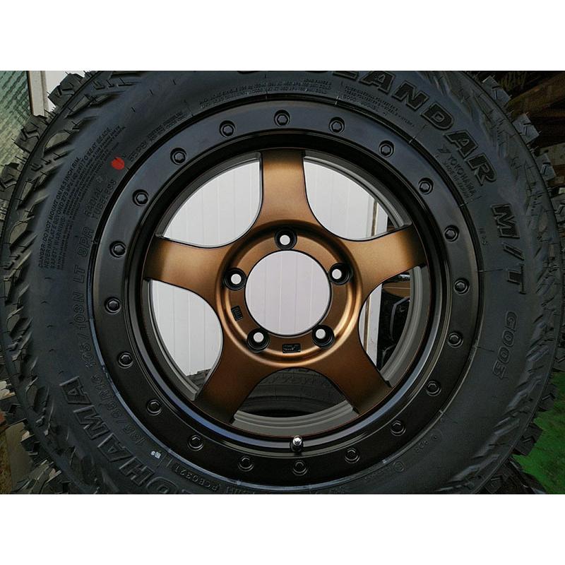 ジムニー JB64 JB23 JA タイヤホイール ヨコハマ ジオランダー MT G003 185/85R16 16インチ BDX05  LINEショッピング