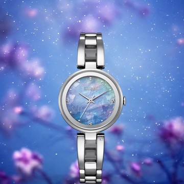 CITIZEN 星辰 Eco-Drive 蝴蝶珍珠貝 腕錶 女錶 手錶聖誕節 禮物-EM0801-85N