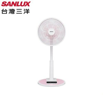 SANLUX 台灣三洋 12吋 微電腦自然風遙控立扇 粉 EF-T12AJ3