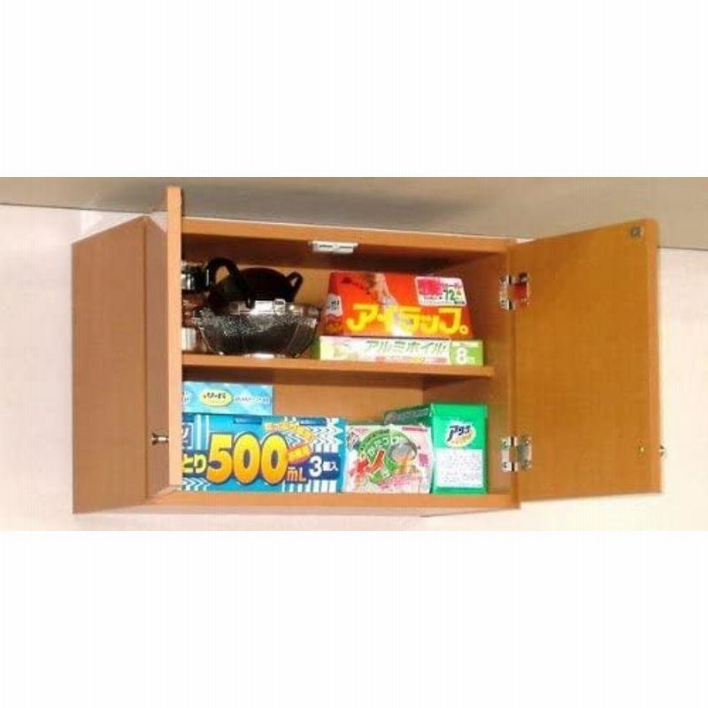 SALE／55%OFF】 プレミアム吊戸棚<BR> 幅９０Ｌ 奥行３０ <br>国産 完成品 送料無料<BR>洗面所収納 トイレ収納に 