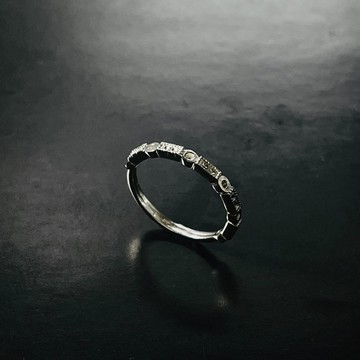 長方與橢圓造型線戒 疊戴百搭款 925銀