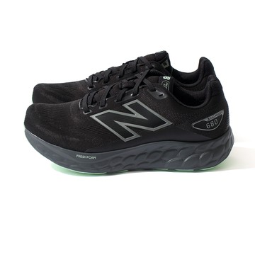 New Balance Fresh Foam 680 V8 女鞋 黑色 寬楦 防水鞋面 運動 慢跑鞋 W680WBK8