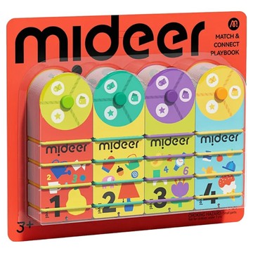 mideer 繞線連連看 邏輯學習卡  1套  混和顏色