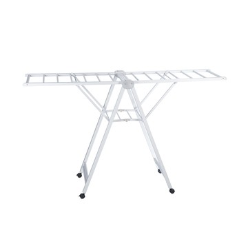 【日本霜山】室內室外兩用多功能折疊翼型晾曬架-L (180*55cm)