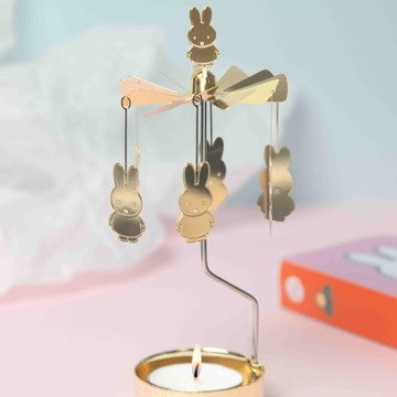 【WUZ屋子】 PLUTO Design 米菲兔旋轉燭座(附蠟燭)-共4款