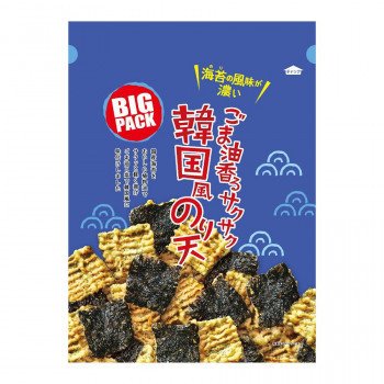 まるか食品　BIGごま油香るサクサク韓国風のり天　105g(10×4)(代引・同梱不可)