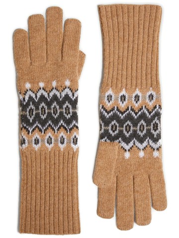 KHAITE - The Vail cashmere gloves - women - Cashmere/Polyamide/Mohair - One Size - Neutrals