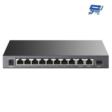 tp-link 昌運監視器 tl-sl1311p 8埠+3埠gigabit桌上型交換器 +8埠poe