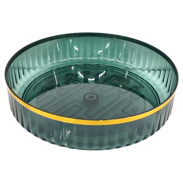 B5092-L 旋轉式置物架  27 x 27 x 8cm  透綠  1個