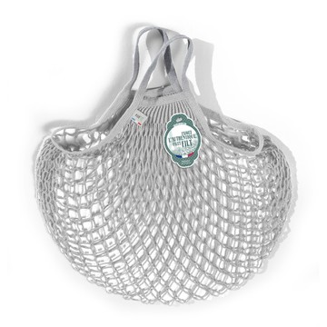 法國Filt經典手工編織袋-灰色(M)