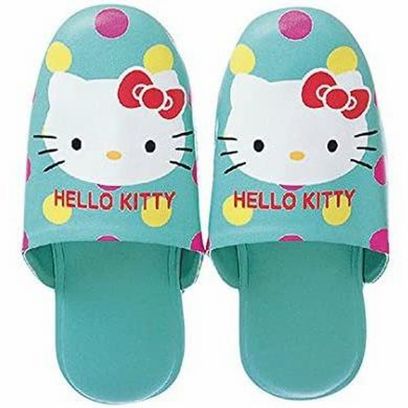キティちゃん サンリオ ハローキティ サンダル リボンつきルームシューズ 低反発 スリッパラック
