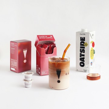 螞蟻人最愛！樂萃燕麥紅茶拿鐵：樂萃紅茶包+OATSIDE燕麥奶+蔗香紅糖漿球