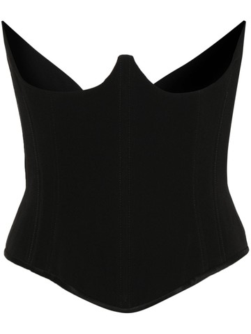 Vivienne Westwood - strapless corset top - women - Polyamide/Elastane/Viscose/Cotton - 46 - Black