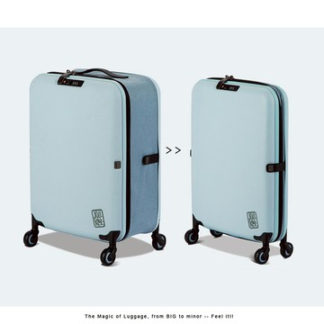 Jollying 摺疊行李箱 - 淺藍