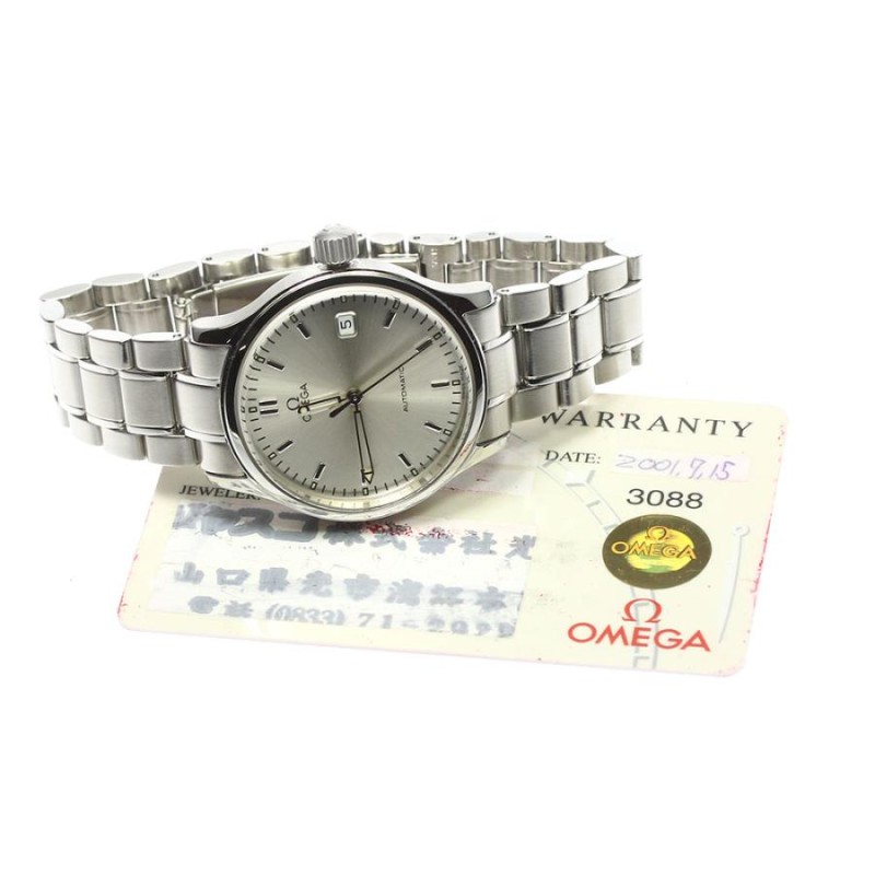 本物 OMEGA クラシック 腕時計 自動巻き 5203.20 デイト オメガ メンズ